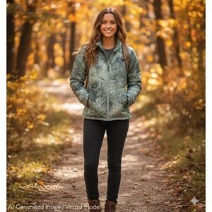 The North Face Women's  Printed ThermoBall Eco Jacket - Size: XL